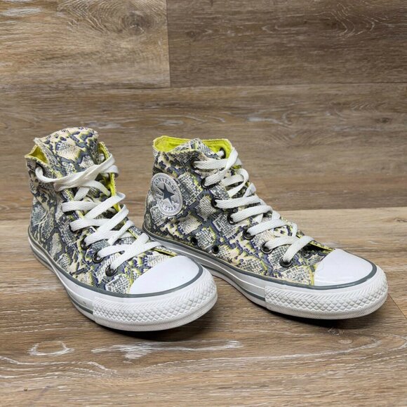 Converse Chuck Taylor All Star Hi Top Snake Print Women's Size 7 - Picture 6 of 6